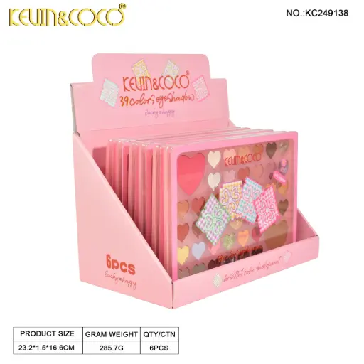 [6976289199138] KEVIN Y COCO LUCKY=HAPPY 39 COLORS EYESHADOW