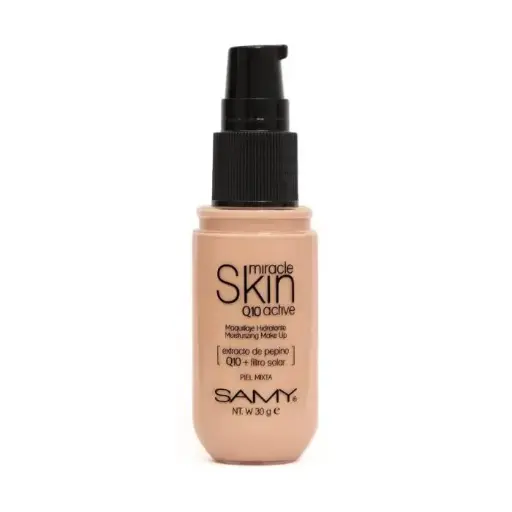 [7703378002227] MAQUILLAJE HIDRATANTE BASE LIQUIDA SAMY # 01. VAINILLA LIGERA