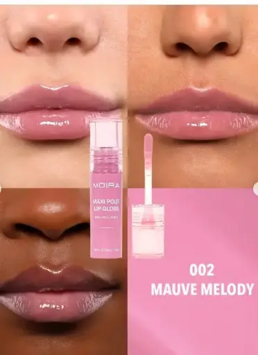 [840222312860] MOIRA MAXI POUT LIP GLOSS 002 MAUVE MELODY