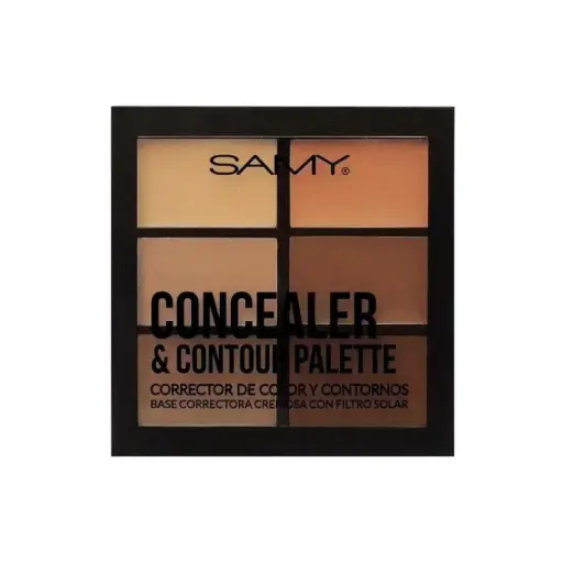 [7703378012974] PALETA DE CORRECTORES DE COLOR Y CONTORNOS SAMY MEDIUM DARK