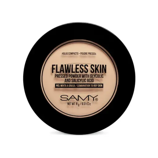 [7703378470149] POLVO COMPACTO PIEL MIXTA A GRASA SAMY # 01. FAIR
