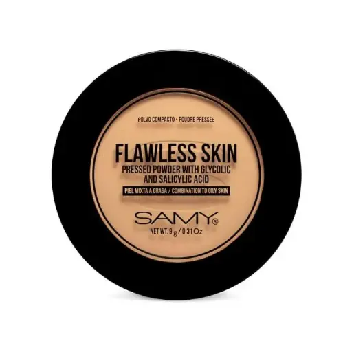 [7703378602137] POLVO COMPACTO PIEL MIXTA A GRASA SAMY # 03. MEDIUM