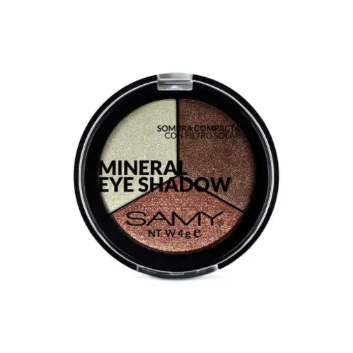[7703378007550] SOMBRA COMPACTA TRÖO SAMY # 10. CARAMELO CHIC - CHIC CARAMEL