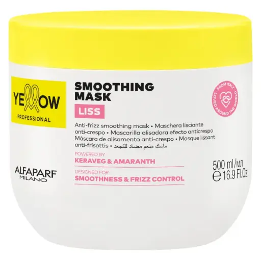 [8022297189406] YELLOW PROFESSIONAL SMOOTHING MASK LISS 500 ML