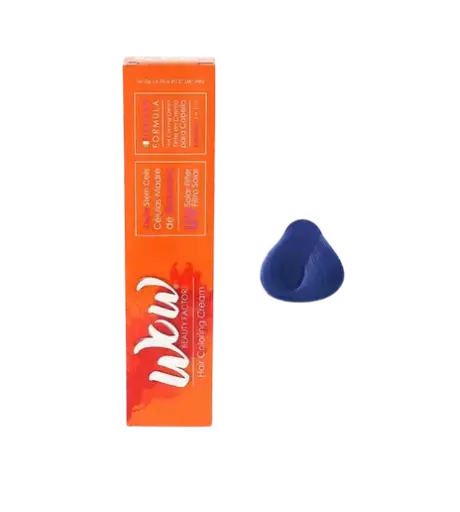 [671875659084] WOW Tinte en Crema para Cabello Trendy Colors Azul Metálico