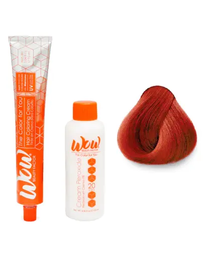 [671875658919] WOW Tinte en Crema para Cabello con Peróxido en Crema 8.66 Rubio Claro