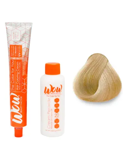 [671875658520] WOW Tinte en Crema para Cabello con Peróxido en Crema 10 Rubio Extra Claro