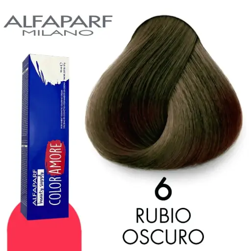 [8022297127965] ALFAPARF COLOR AMORE TINTE 6 RUBIO OSCURO 90 ML