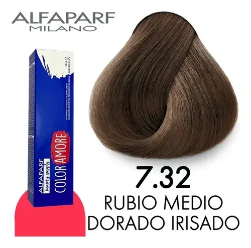 [8022297128191] ALFAPARF COLOR AMORE TINTE 7.32 RUBIO MEDIO DORADO IRISADO