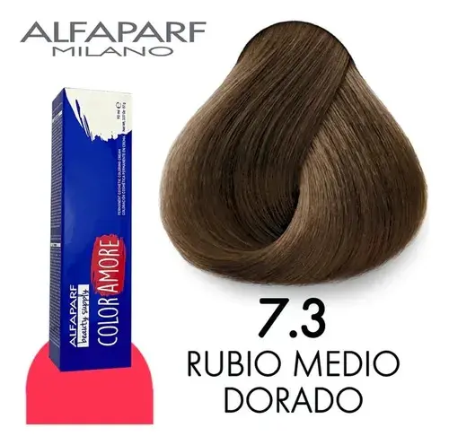 [8022297128047] ALFAPARF COLOR AMORE TINTE 7.3 RUBIO MEDIO DORADO 90 ML