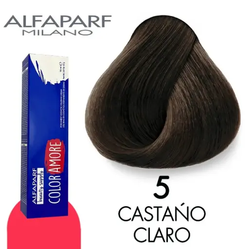 [8022297127958] ALFAPARF COLOR AMORE TINTE 5 CASTAÑO CLARO 90 ML
