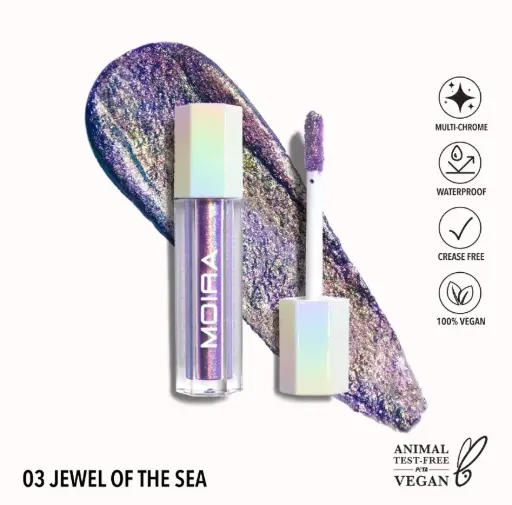 [840222306913] Moira Space Chameleon Multichrome Shadow (003, Jewel of the sea)