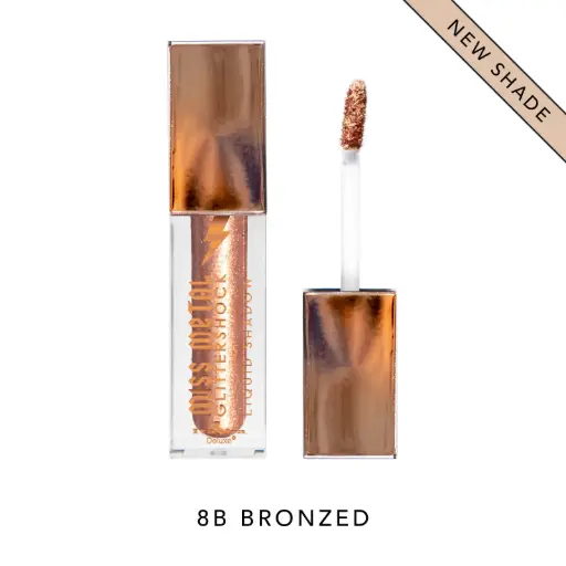 [782353821081] Italia Deluxe Miss Metal Glittershock Liquid Shadows 8B Bronzed