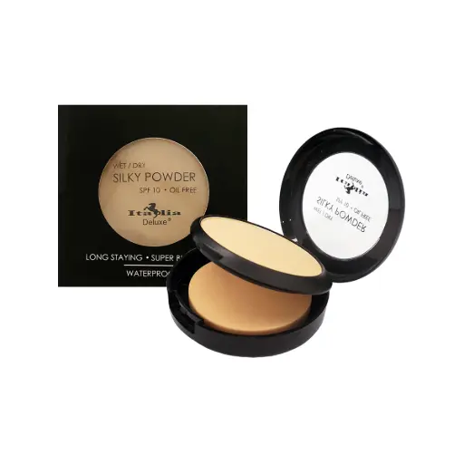 [182353126023] Italia Deluxe Silky Wet/Dry Foundation Powder 02 Buff