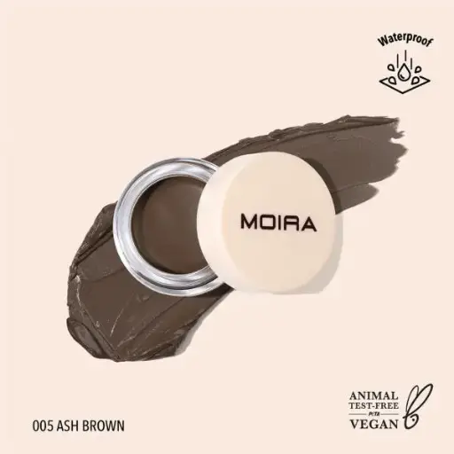 [840222303141] MOIRA Define & Sculpt Brow Pomade (005, Ash Brown)