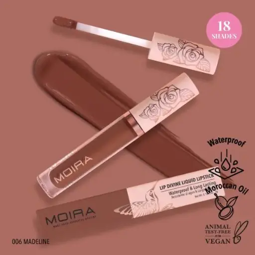 [840222300003] MOIRA Lip Divine Liquid Lipstick (006, Madeline)