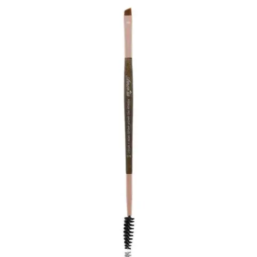 [1444113603694] Amor Us Premium Brow & Liner Duo Brush 120 – Brocha Profesional para Cejas y Delineado