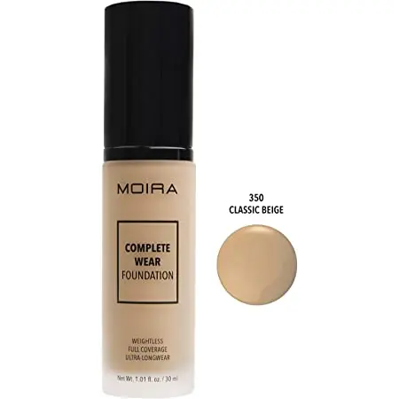 [816180024213] MOIRA Complete Wear Foundation (350, Classic Beige)