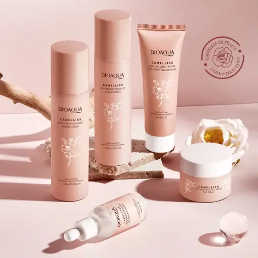 [6942349746048] BIOAQUA Camellia Anti-Oxidant Moisturizing Repair Five Piece Set