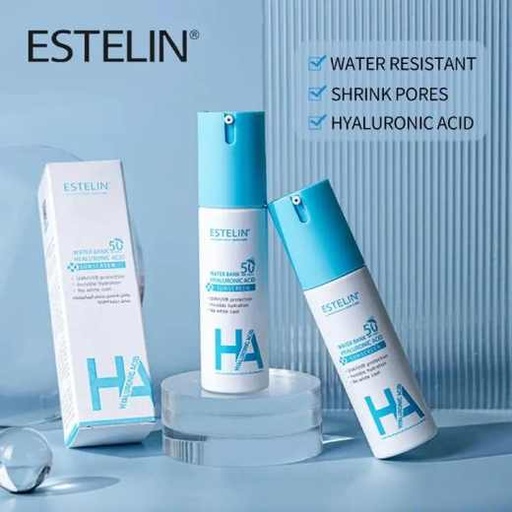 [6971764158624] ESTELIN SUNSCREEN 50 SPF WATER BANK HYALURONIC ACID 60G