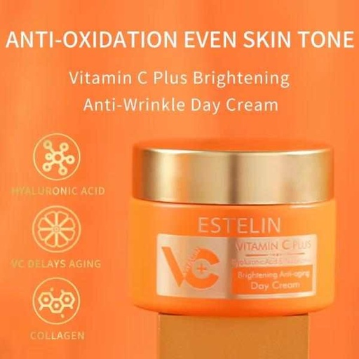 [6971764155357] ESTELIN VITAMIN C DAY CREAM BRIGHTENING Y ANTI-AGING 50G