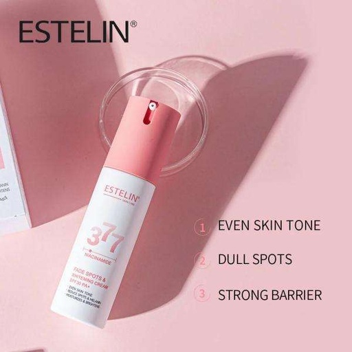 [6971764158051] ESTELIN NIACINAMIDE FADE SPOTS & WHITENING CREAM 60G