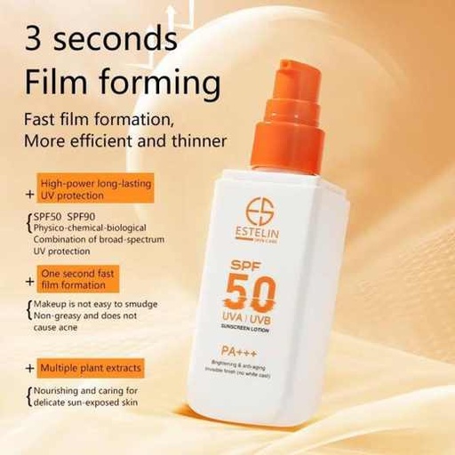 [6971764157290] ESTELIN SUNSCREEN 50 UVA LOTION BRIGHTENING Y ANTI-AGING 75G