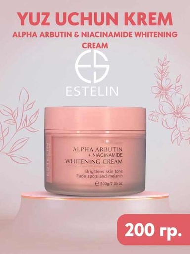 [6971764157948] ESTELIN ALPHA ARBUTIN+NIACINAMIDE WHITENING CREAM 200G