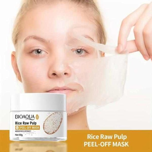 [6976068951872] BIOAQUA RICE RAW PULP PEEL-OFF MASK 50g