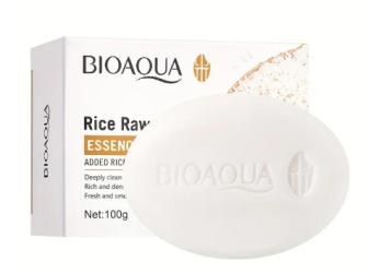 [6974723271174] BIOAQUA RICE RAW PULP ESSENCE SOAP 100G