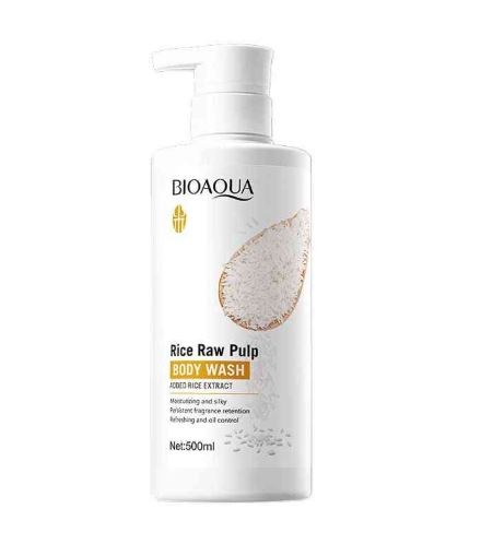 [6976068950080] BIOAQUA RICE RAW PULP BODY WASH 500 ML