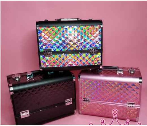 [7591899751096] BEAUTY STYLE MALETA CUADROS PEQUEÑA COLORES SURTIDOS